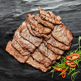 Fullblood Wagyu Yakiniku (Flap Meat) Sliced Marbling Score 9+ Stone Axe