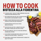 Beef Bistecca alla Fiorentina Grass Fed Angus Premium O'Connor - 1kg