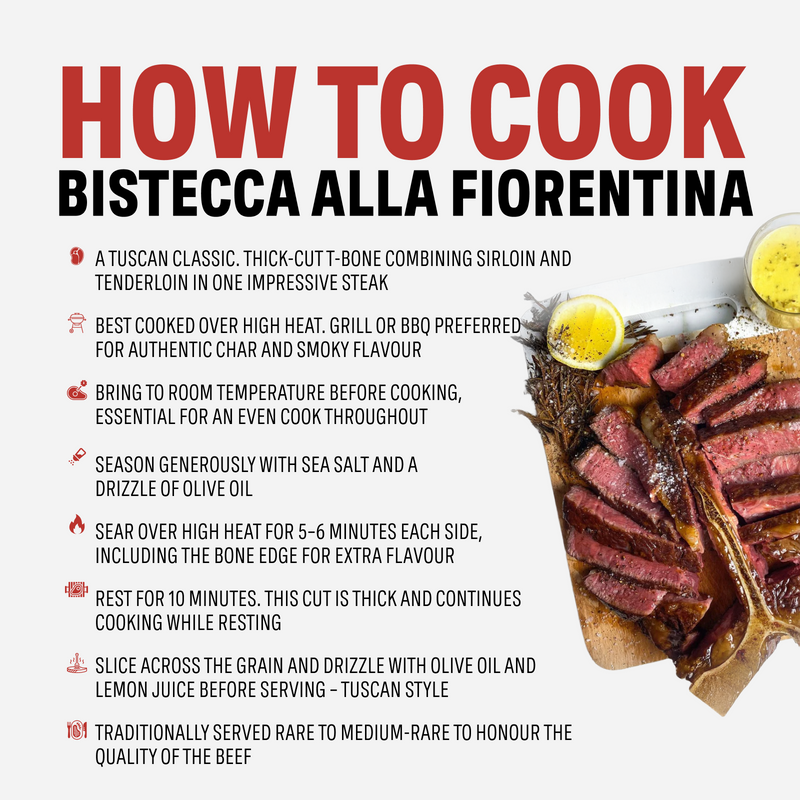 Beef Bistecca alla Fiorentina Grass Fed Angus Premium O'Connor - 1kg