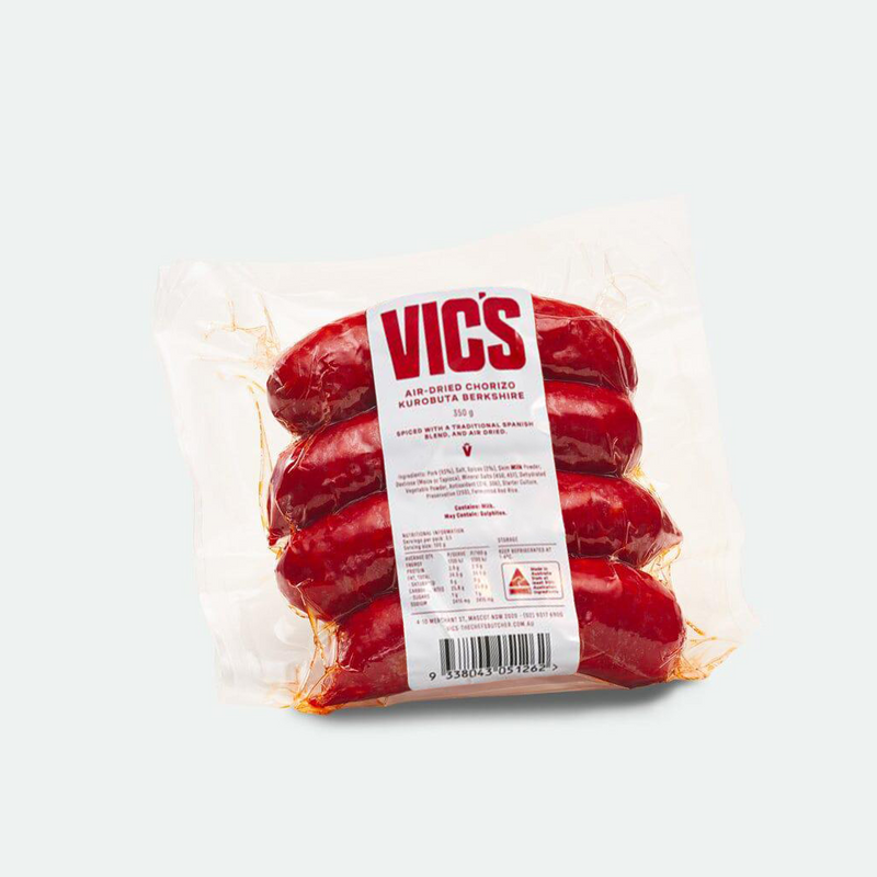 Chorizo Air Dried Kurobuta Rare Breed Fullblood Berkshire - 350g