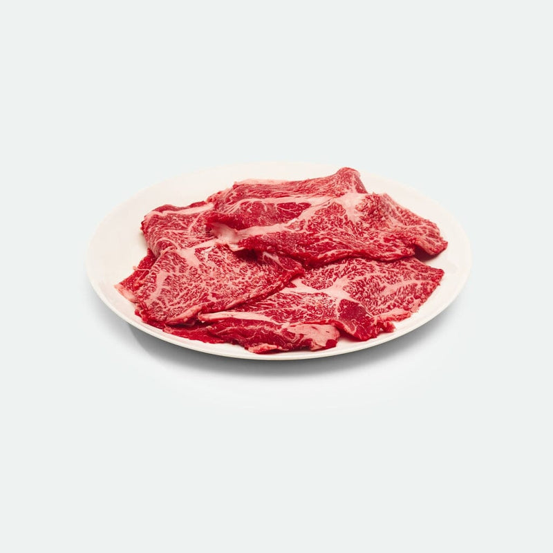 Fullblood Wagyu (Chuck Eye Roll) Shabu Shabu Marbling Score 9+ Stone Axe - 500g