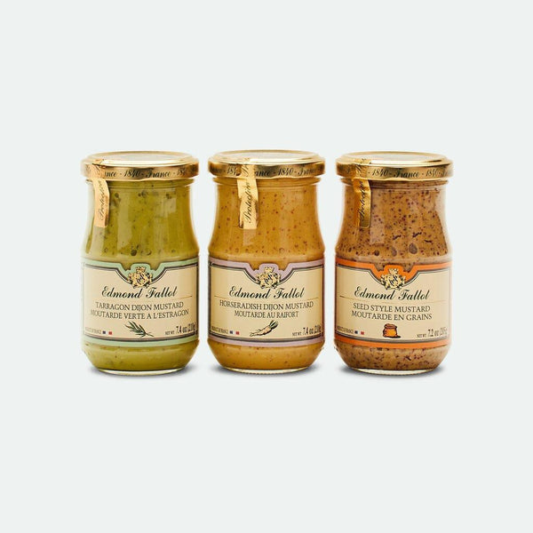 Mustard Trio Pack by Edmond Fallot