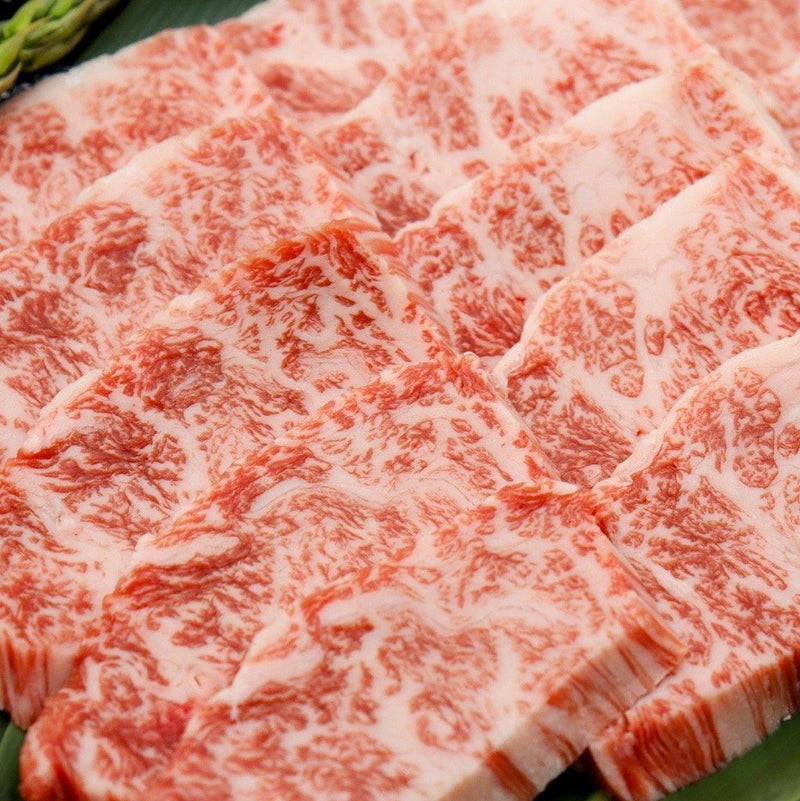 Miyazaki Japanese A5 Wagyu Karubi Plate Yakiniku Marble Score 12 - 300g Vic's Meat 