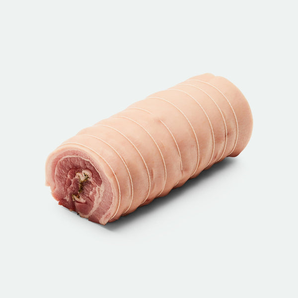 Pork Belly Porchetta Stuffed & Hand-Tied