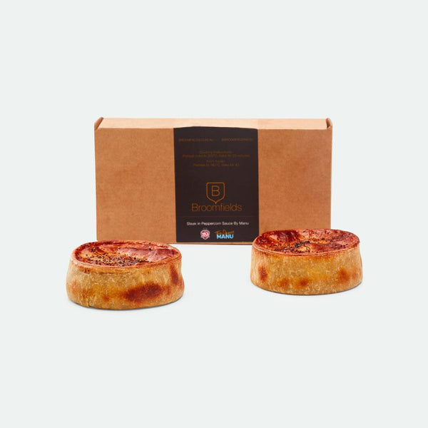 Wagyu Pepper Steak Pie with Peppercorn Sauce by MANU x Broomfields - 2 Pieces
